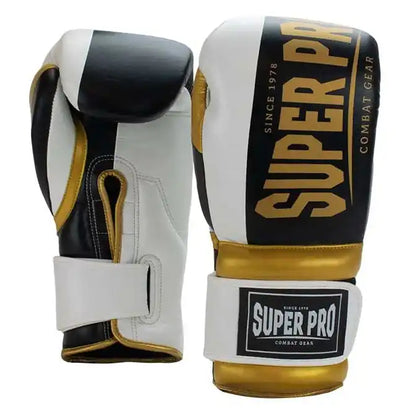 Super Pro Boxhandschuhe Bruiser Schwarz/Gold