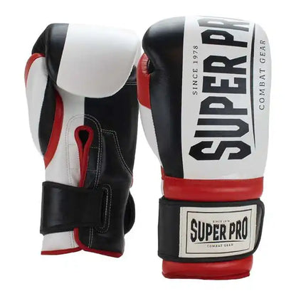 Super Pro Boxhandschuhe Bruiser Weiß/Schwarz