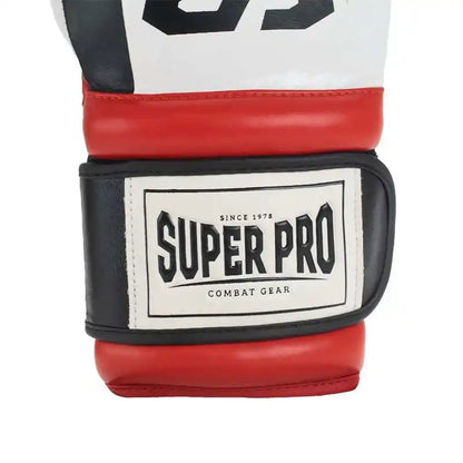 Super Pro Boxhandschuhe Bruiser Weiß/Schwarz