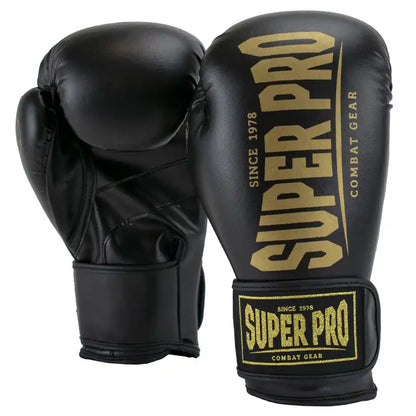 Super Pro Boxhandschuhe Champ Schwarz/Gold