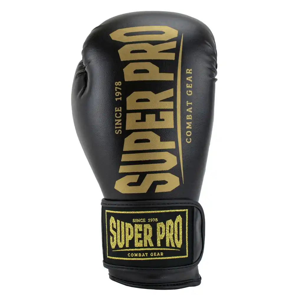 Super Pro Boxhandschuhe Champ Schwarz/Gold