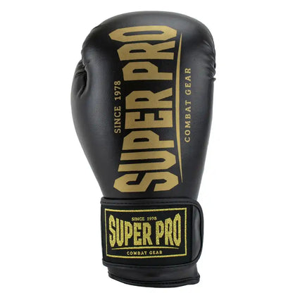 Super Pro Boxhandschuhe Champ Schwarz/Gold