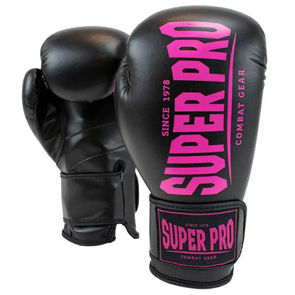 Super Pro Boxhandschuhe Champ Schwarz/Pink