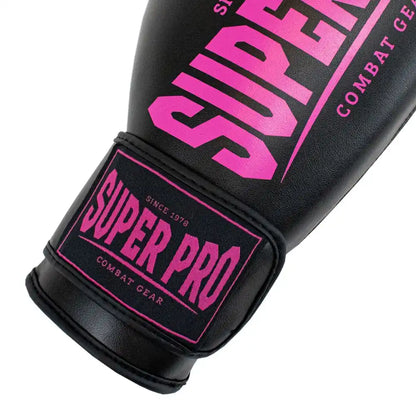 Super Pro Boxhandschuhe Champ Schwarz/Pink