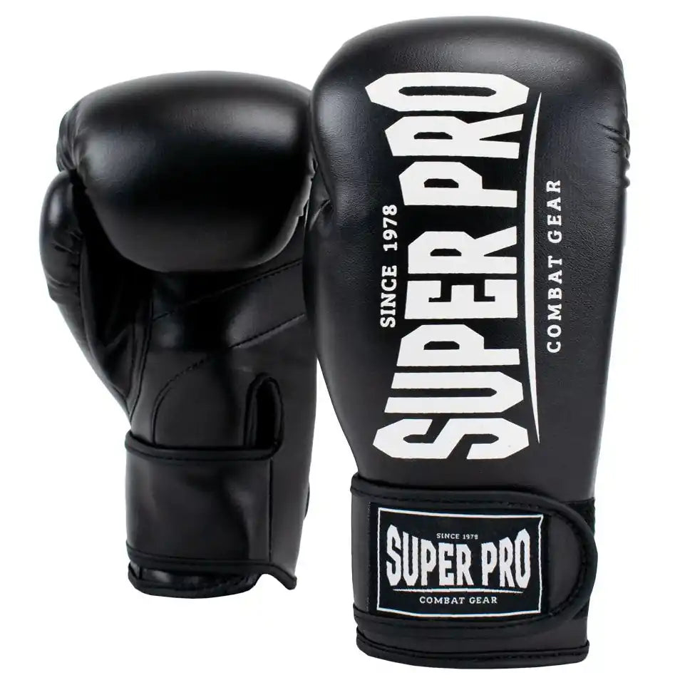 Super Pro Boxhandschuhe Champ Schwarz/Weiß