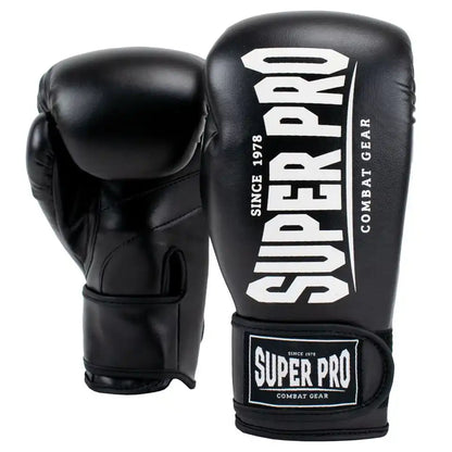 Super Pro Boxhandschuhe Champ Schwarz/Weiß