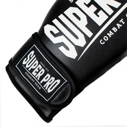 Super Pro Boxhandschuhe Champ Schwarz/Weiß