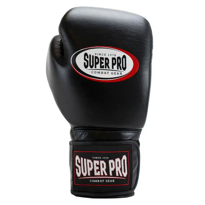 Super Pro Boxhandschuhe Thai-Pro Schwarz