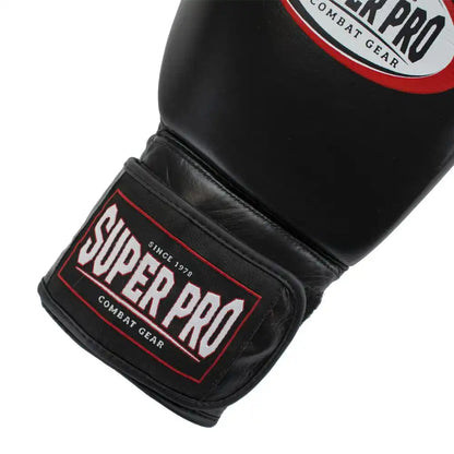 Super Pro Boxhandschuhe Thai-Pro Schwarz