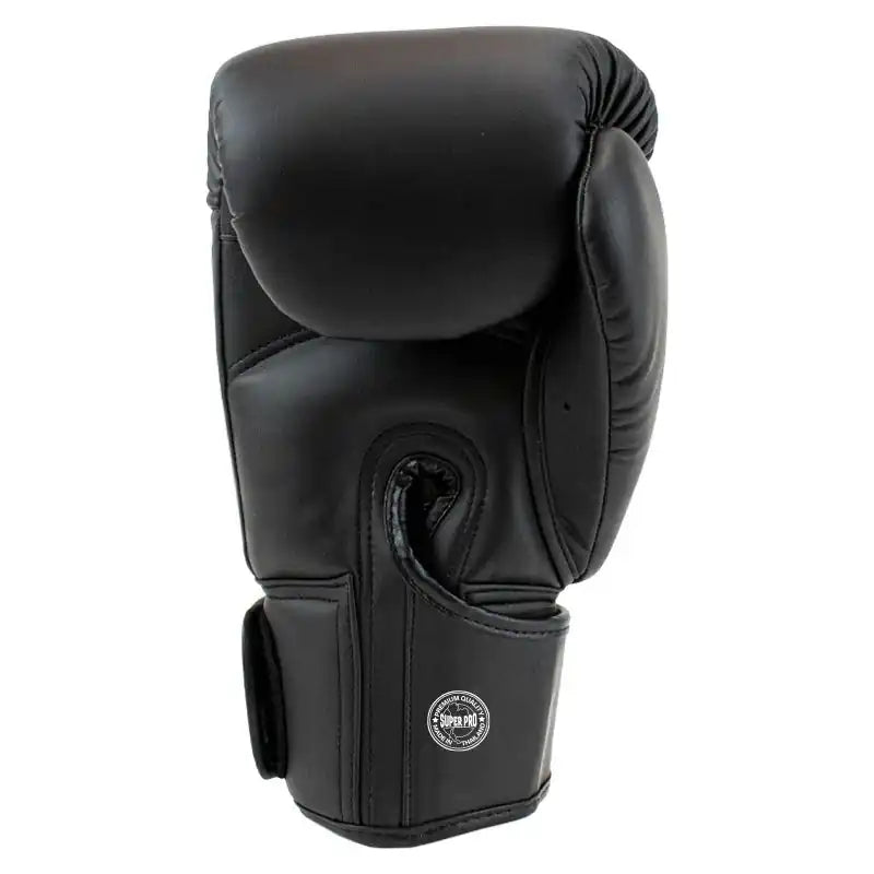 Super Pro Boxhandschuhe Thai Pattaya Schwarz