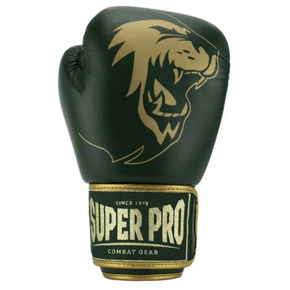 Super Pro Boxhandschuhe Warrior SE Grün/Gold