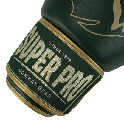 Super Pro Boxhandschuhe Warrior SE Grün/Gold