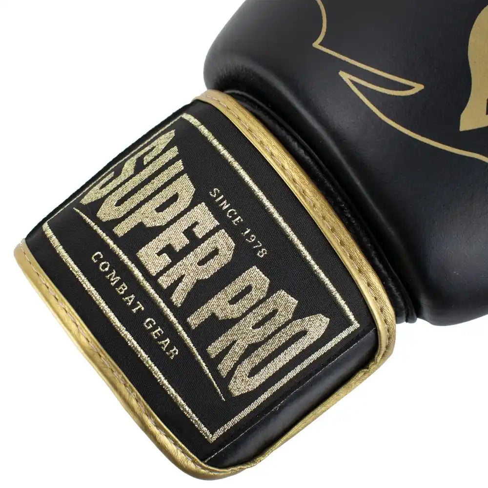 Super Pro Boxhandschuhe Warrior SE Schwarz/Gold