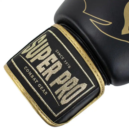 Super Pro Boxhandschuhe Warrior SE Schwarz/Gold