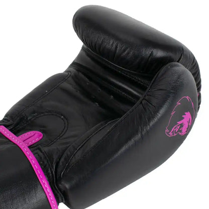 Super Pro Boxhandschuhe Warrior Schwarz/Pink