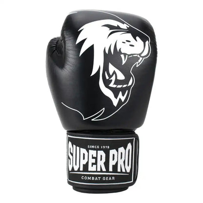 Super Pro Boxhandschuhe Warrior Schwarz/Weiß