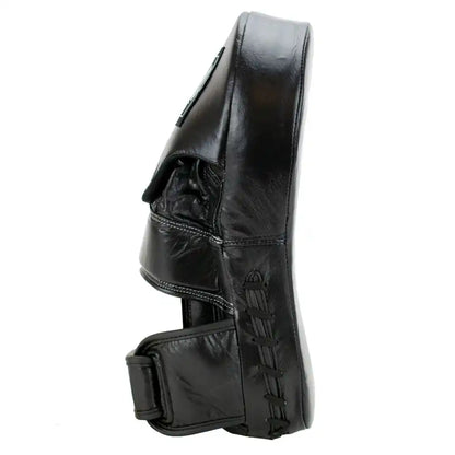 Super Pro Handpratzen Curved Long Leder Schwarz/Weiß