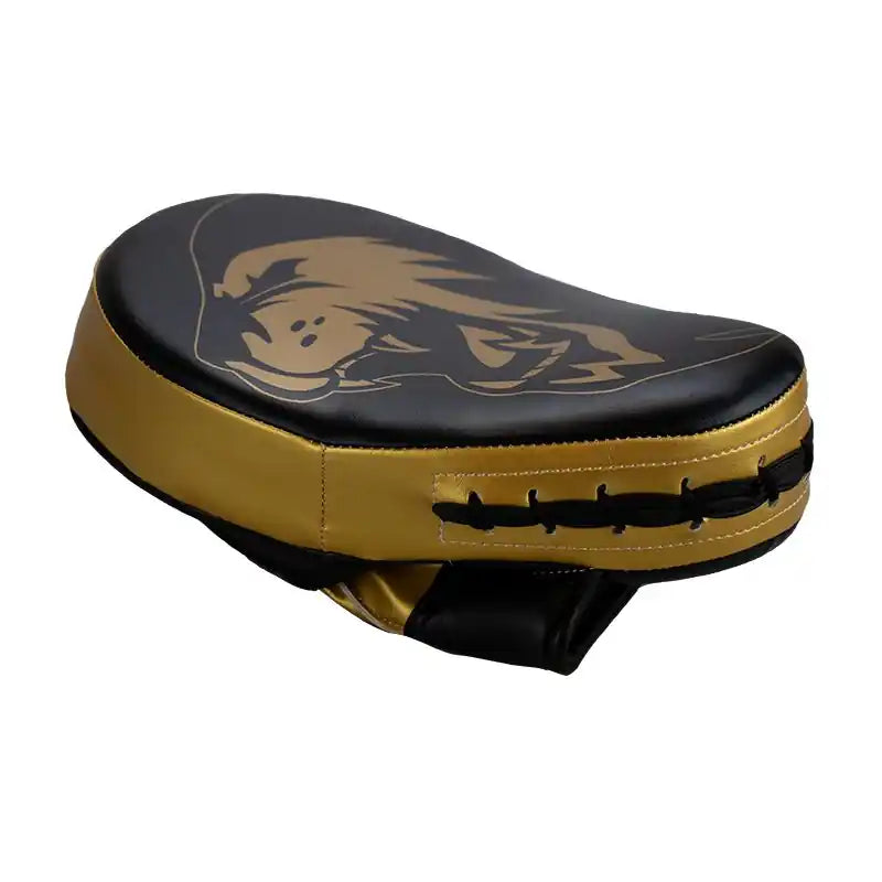 Super Pro Handpratzen Curved PU Schwarz/Gold