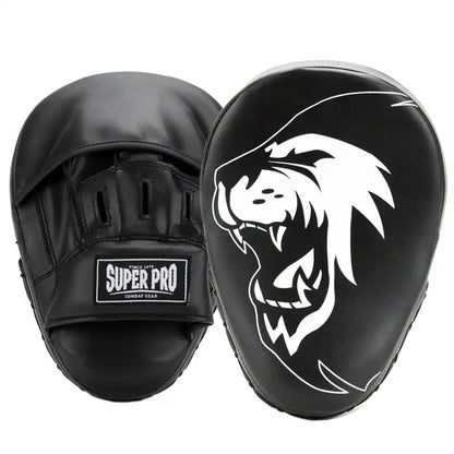 Super Pro Handpratzen Curved PU Schwarz/Weiß