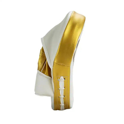 Super Pro Handpratzen Curved PU Weiß/Gold