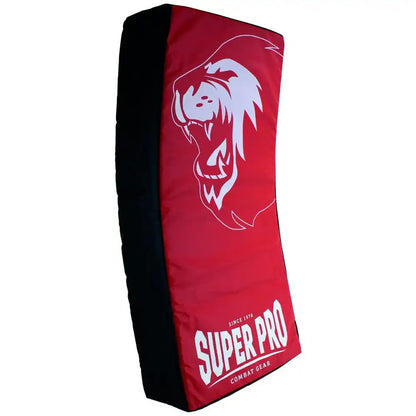 Super Pro Kickshield Schlagpolster Curved rot 75x35x15cm