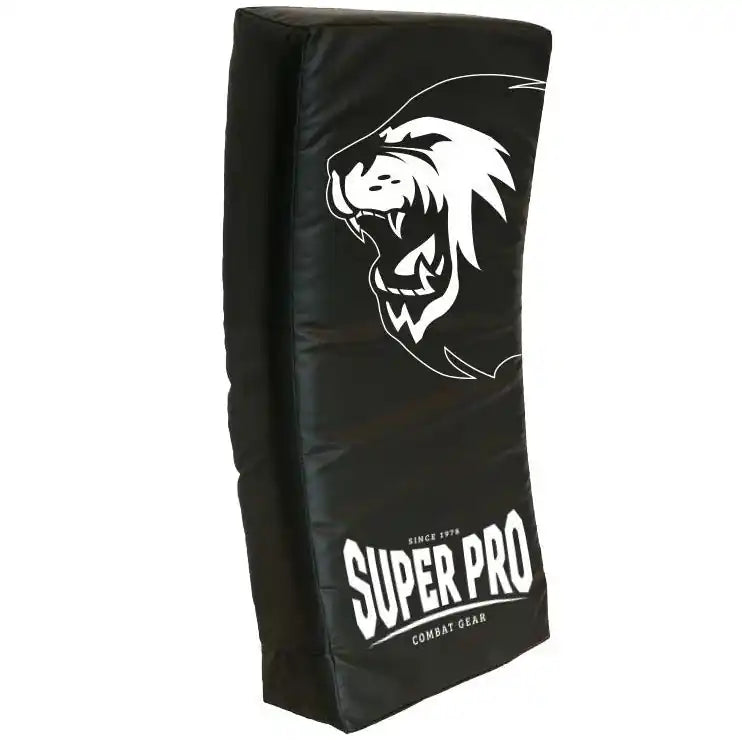 Super Pro Kickshield Schlagpolster Curved schwarz 75x35x15cm
