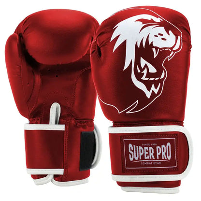 Super Pro Kinder Boxhandschuhe Talent Rot