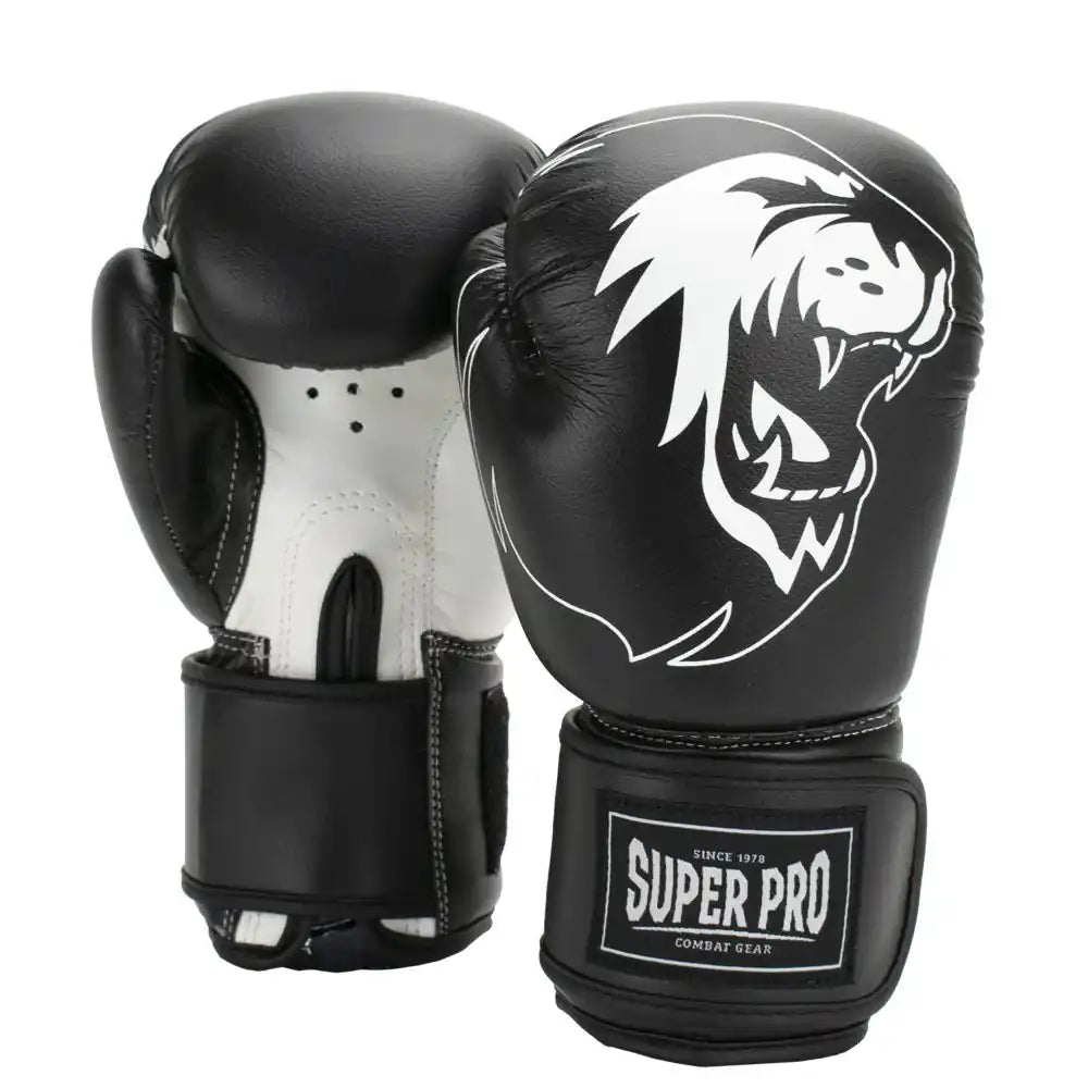 Super Pro Kinder Boxhandschuhe Talent Schwarz