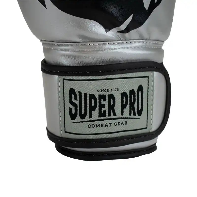 Super Pro Kinder Boxhandschuhe Talent Silber