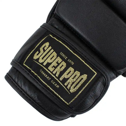 Super Pro MMA Sparring Handschuhe Shooter Leder