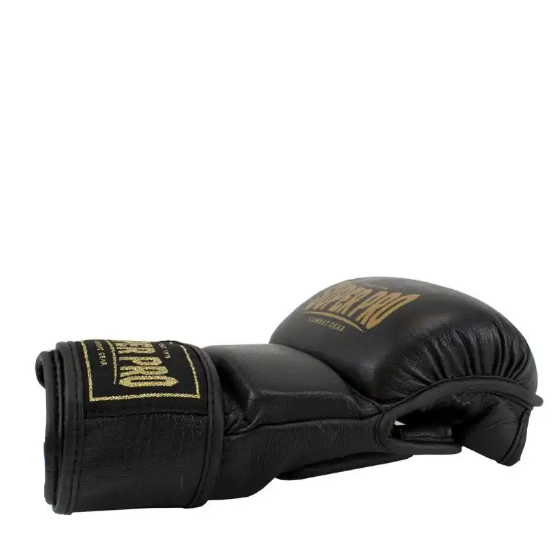 Super Pro MMA Sparring Handschuhe Shooter Leder