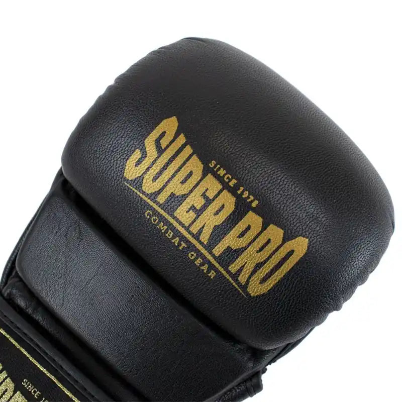 Super Pro MMA Sparring Handschuhe Shooter Leder