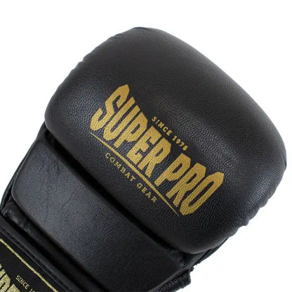 Super Pro MMA Sparring Handschuhe Shooter Leder