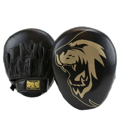 Super Pro Mini Handpratzen Air Focus Pads Schwarz/Gold