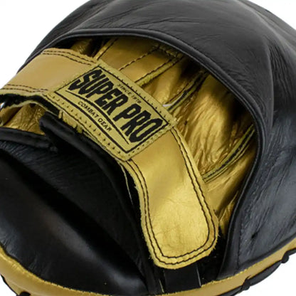 Super Pro Mini Handpratzen Micro Mitts Schwarz/Gold