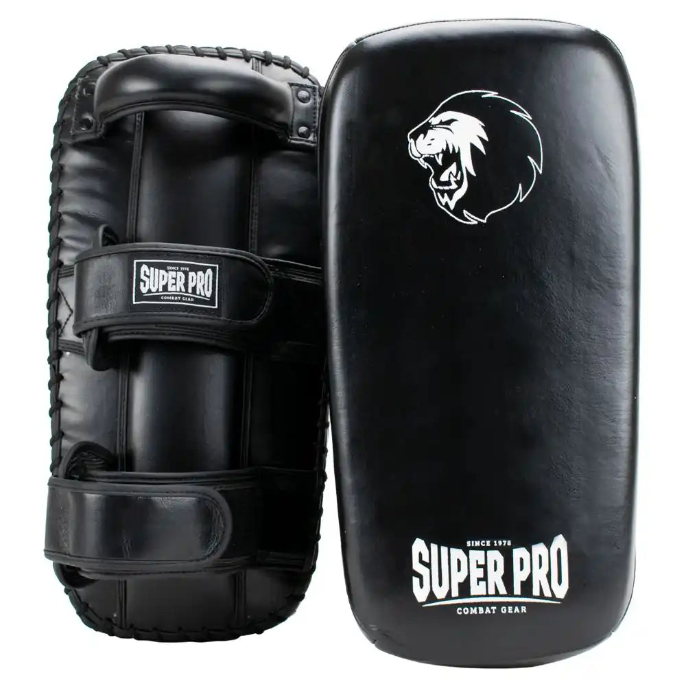 Super Pro Muay Thai Pratze Schwarz Leder