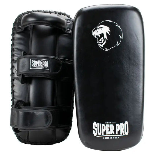 Super Pro Muay Thai Pratze Schwarz Leder