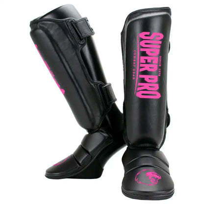 Super Pro Schienbeinschoner Protector SE Schwarz/Pink