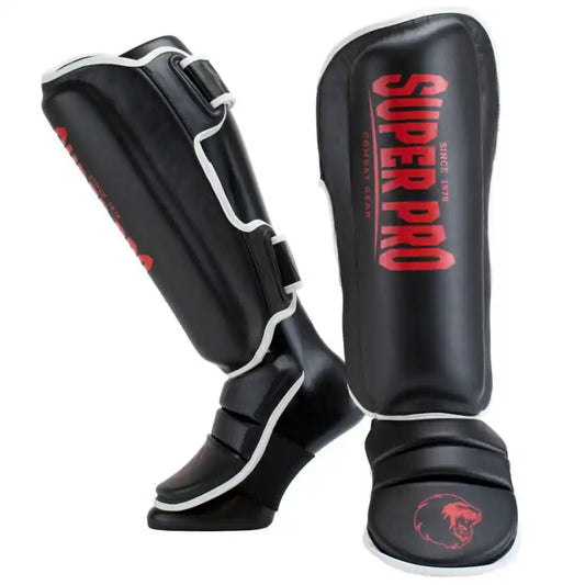 Super Pro Schienbeinschoner Protector SE Schwarz/Rot
