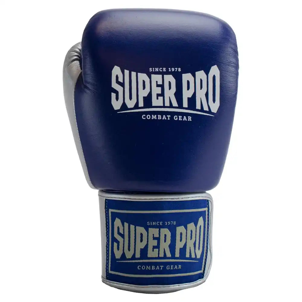 Super Pro Thai Boxhandschuhe Enforcer Blau