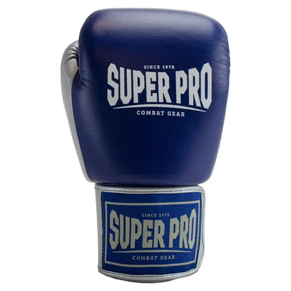 Super Pro Thai Boxhandschuhe Enforcer Blau