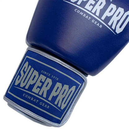 Super Pro Thai Boxhandschuhe Enforcer Blau