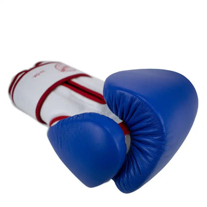 Super Pro Thai Boxhandschuhe Stripes Blau