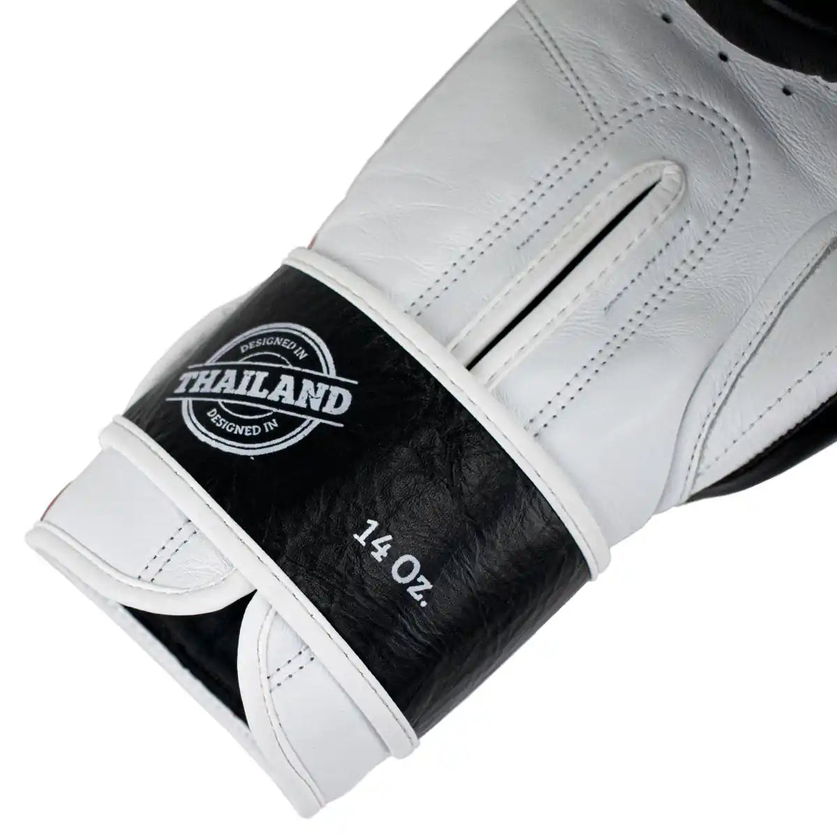 Super Pro Thai Boxhandschuhe Stripes Schwarz