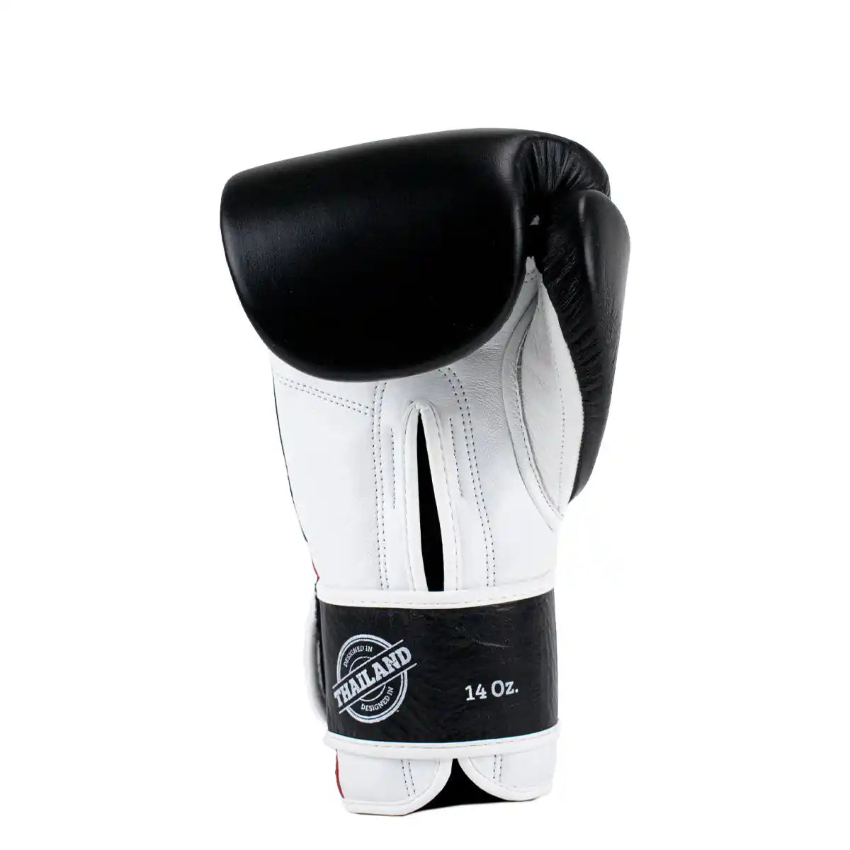 Super Pro Thai Boxhandschuhe Stripes Schwarz