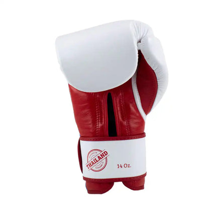Super Pro Thai Boxhandschuhe Stripes Weiß