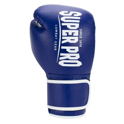 Super Pro Wettkampf Boxhandschuhe Winner Blau 10oz