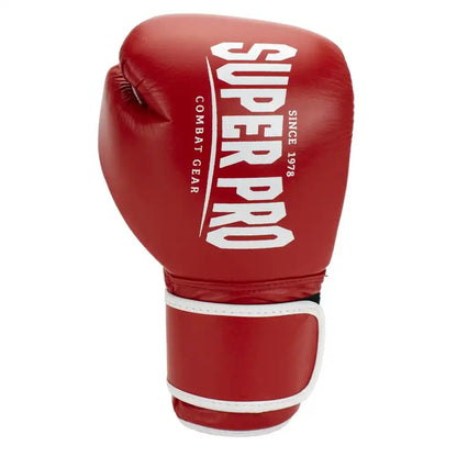 Super Pro Wettkampf Boxhandschuhe Winner Rot 10oz