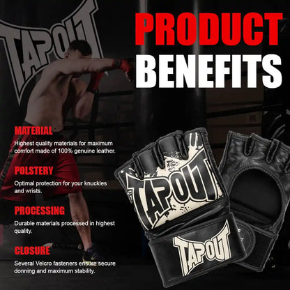 TAPOUT MMA Handschuhe PRO MMA Schwarz/Ecru