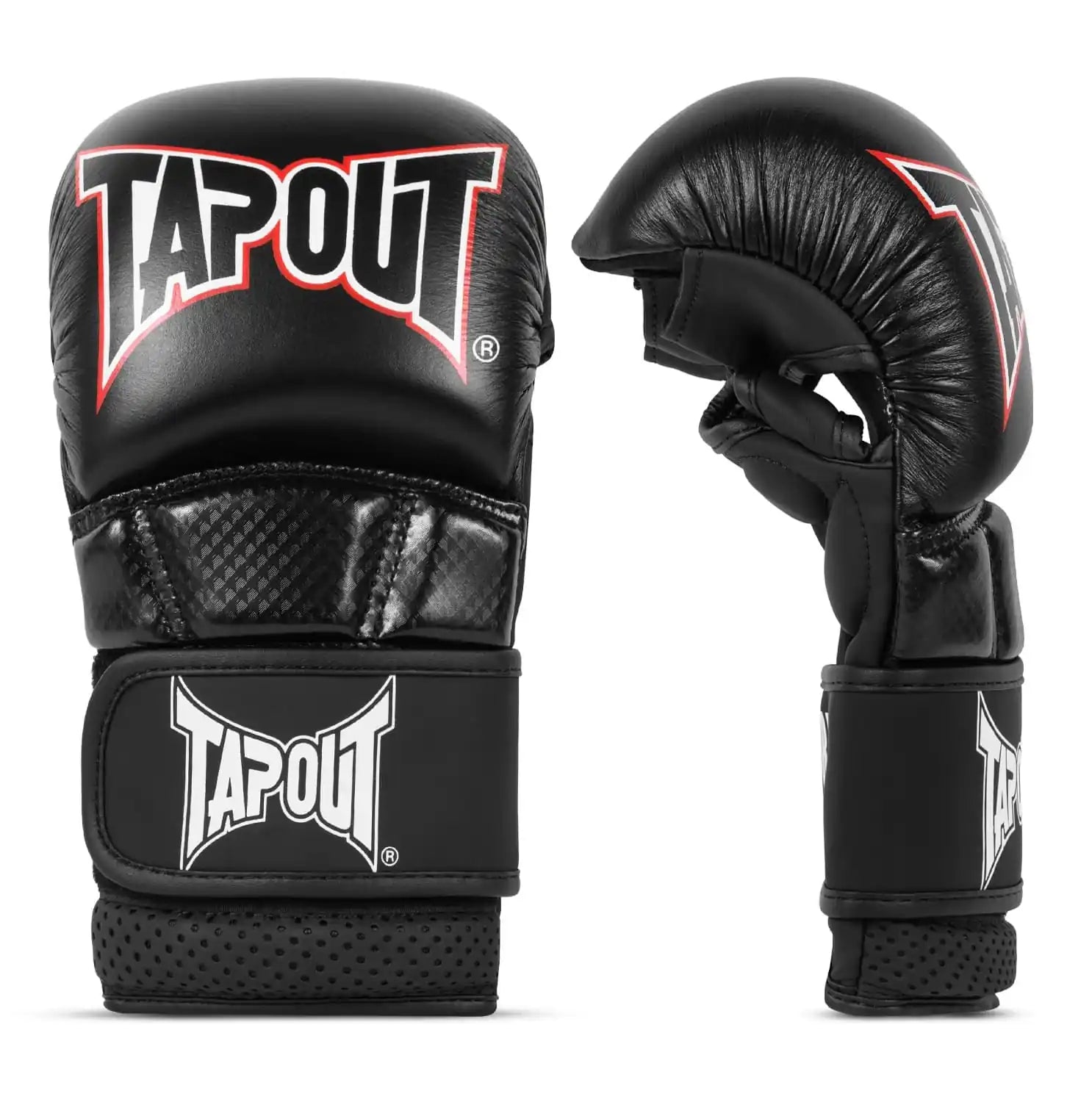 TAPOUT MMA Sparring Handschuhe BRAWL Schwarz